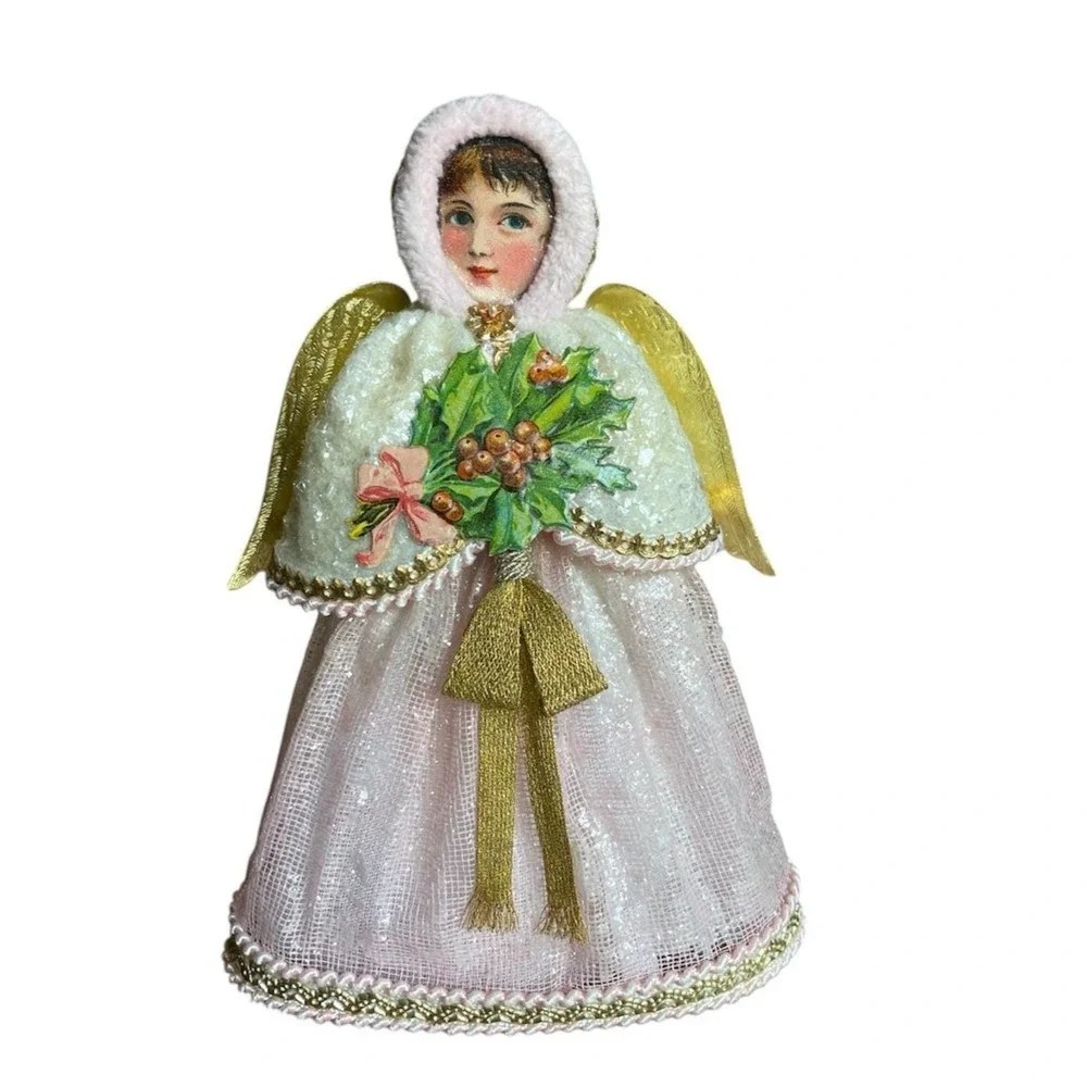 Blumchen‎ Snow Angel Victorian Style Ornament Angelic Topper Little Holly BB117